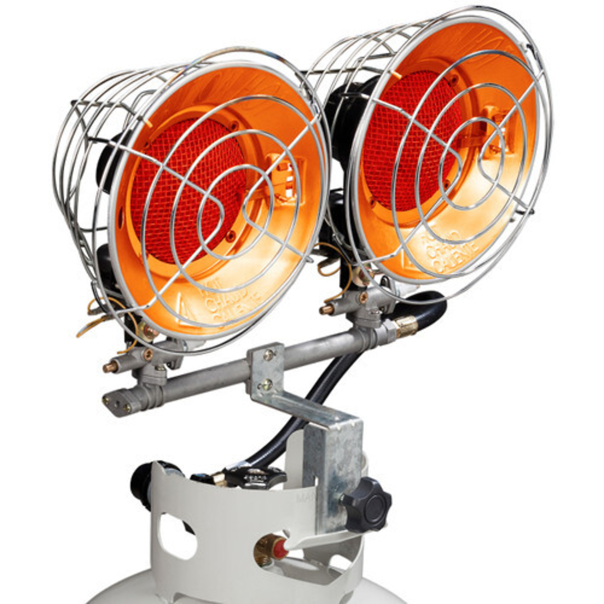 Avenger Infra-Red Tank Top Propane Heater - Dual Burner, 30,000 BTU - Model# AVTTP30